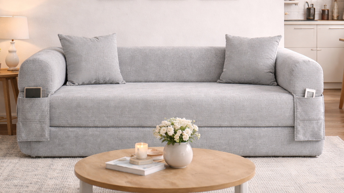 SOFÁ CAMA "OMEGA" BEIGE