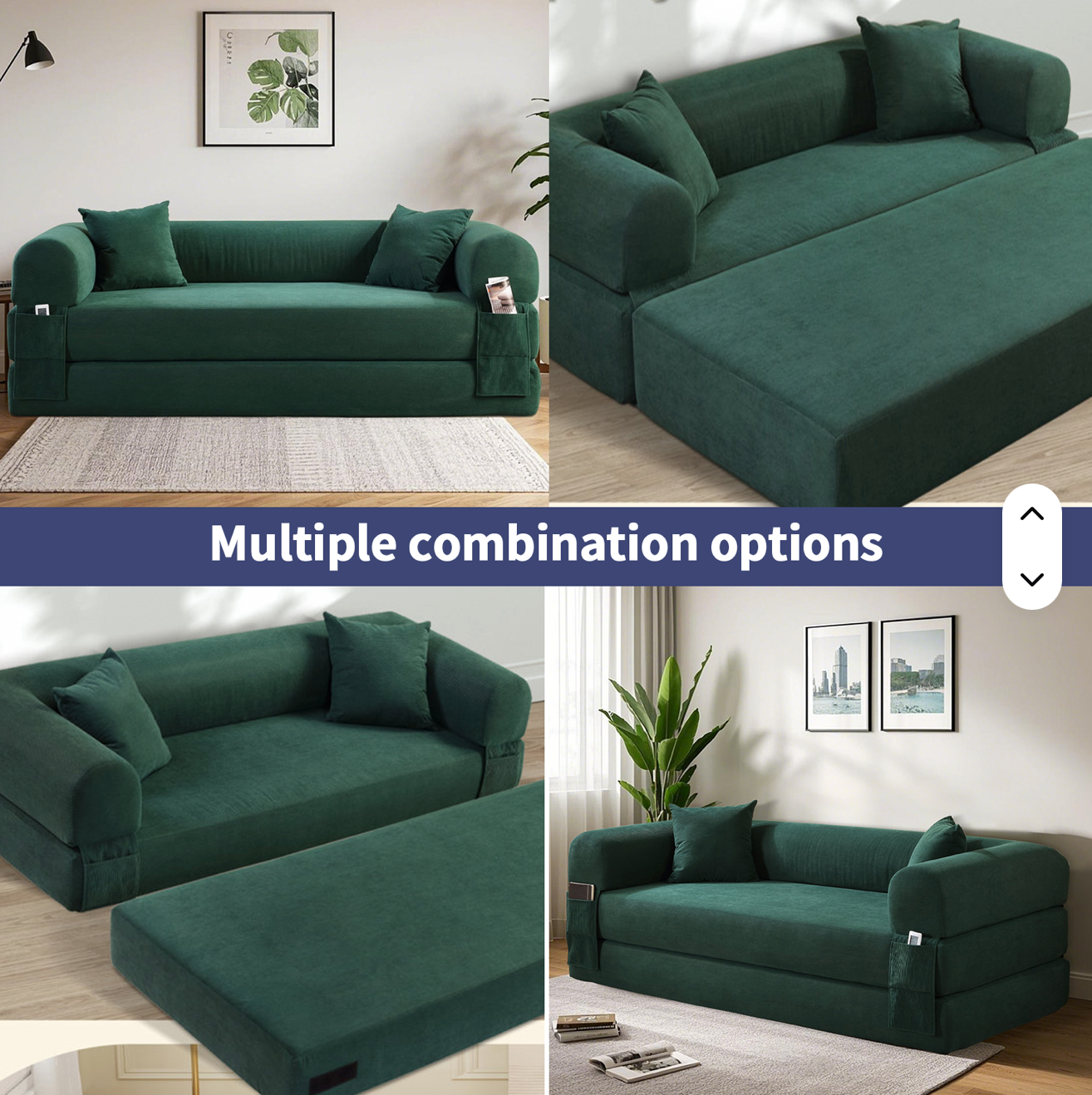 SOFÁ CAMA "OMEGA" BEIGE