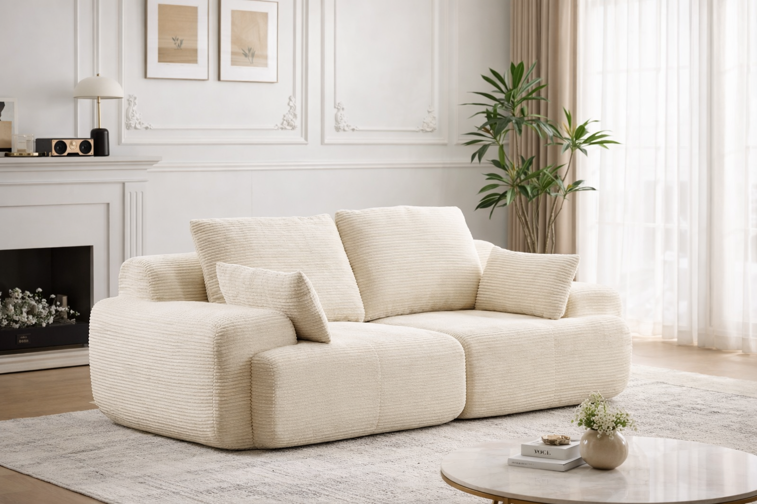 SOFÁ "MAKAN" GRIS OSCURO