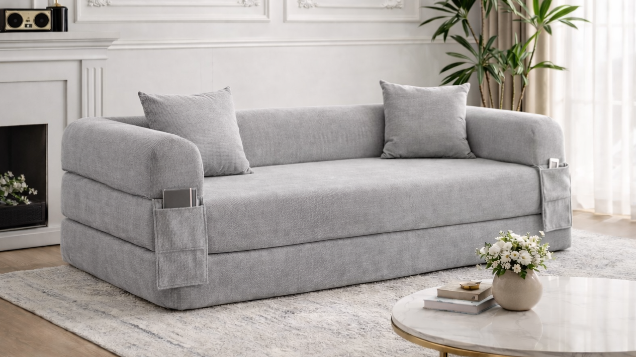 SOFÁ CAMA "OMEGA" BEIGE