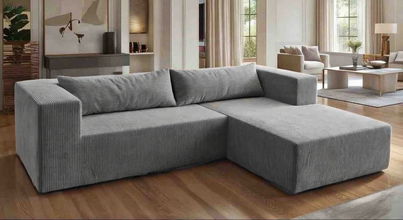 SOFA L "ROMA" CHOCOLATE