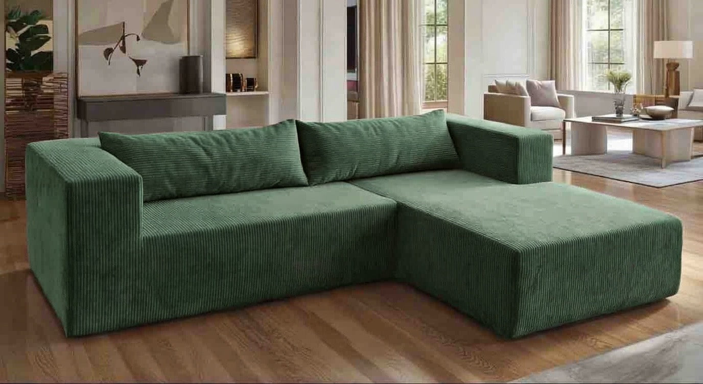 SOFA L "ROMA" CHOCOLATE