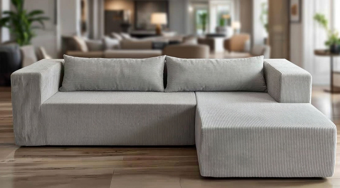 SOFA L "ROMA" CHOCOLATE